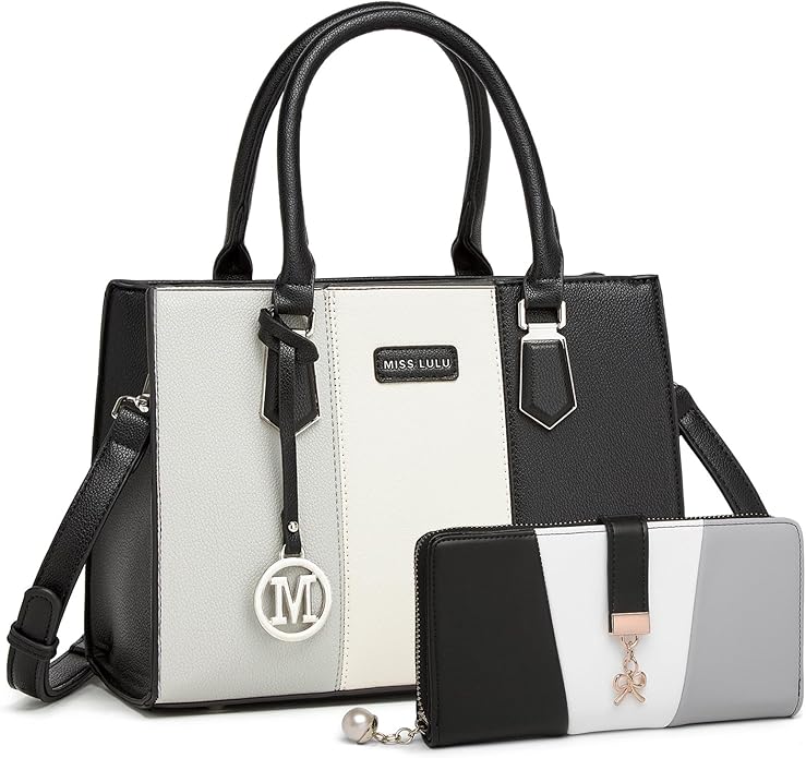 Miss Lulu Handbag & Wallet Set